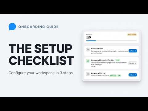 The Setup Checklist
